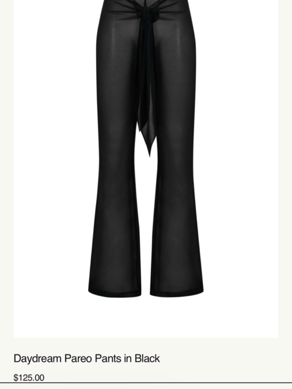 Khela Pareo Pants in Black